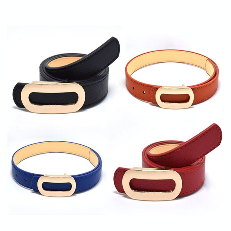 Children Waist belt Belts Girls Boys Colour Colorful Belt Leather Infant Metal