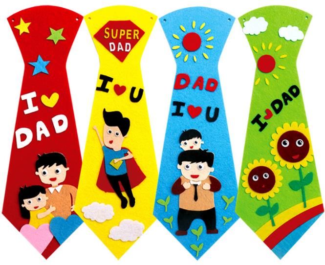 Bricolaje Corbata Padre Papá Regalos De Cumpleaños Niño Estudiante Corbata  Hecha A Mano De Dibujos Animados PAPA Fiesta De Fiesta Corbata Niños  Personalidad Kit De Corbata De 0,81 € | DHgate