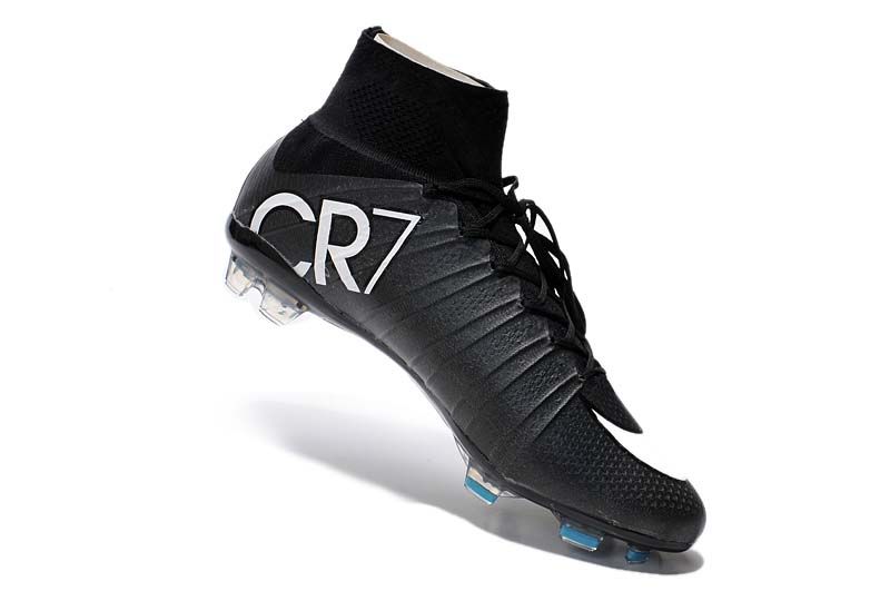 black cr7 boots