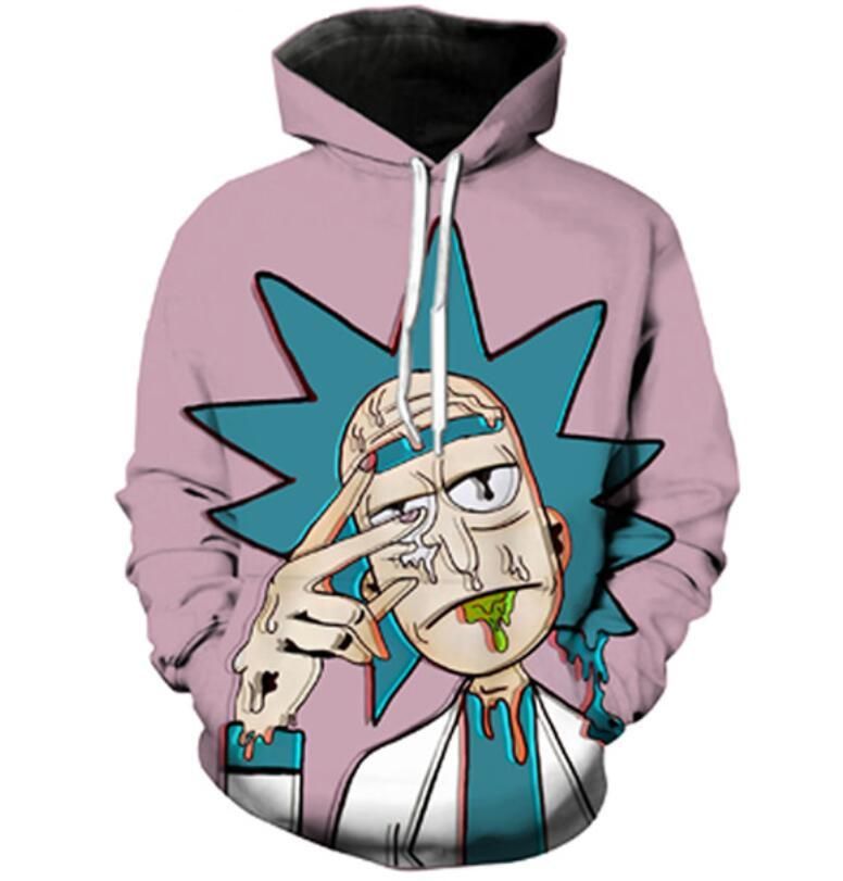 Nueva Moda Parejas Hombres Mujeres Unisex Clásico Científico de Dibujos Animados Rick and Morty 3D Imprimir Nueva Moda Parejas Hombres Mujeres Unisex Clásico Científico de Dibujos Animados Rick and Morty 3D Imprimir