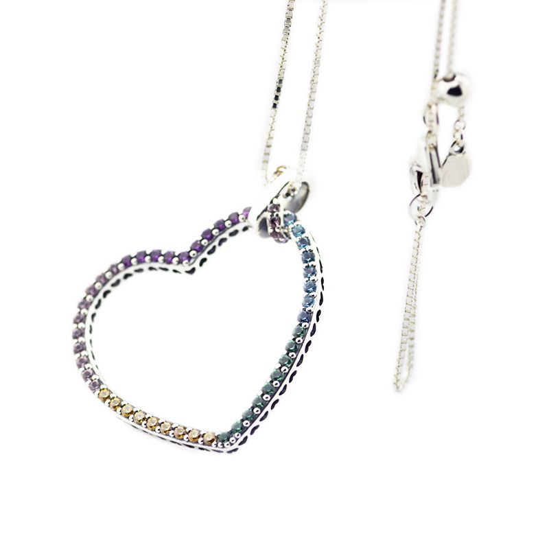pandora collana con cuore pandora collana con cuore