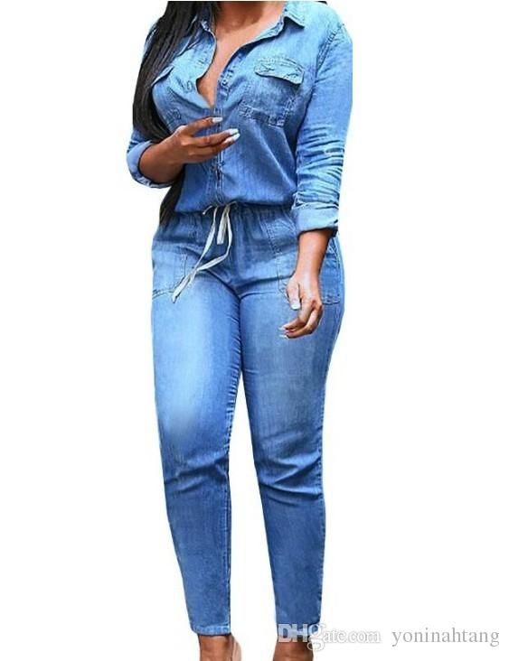 macacão jeans longo plus size