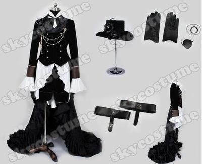 Anime Kuroshitsuji Black Butler Ciel Phantomhive Party Dress