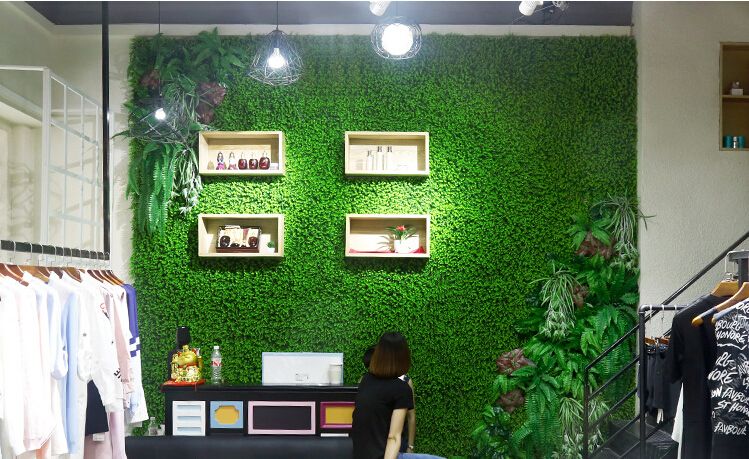 5 Models Of Simulation Plant Wall Milan Grass Eucalyptus Artificial Lawn Plastic Simulation Lawn Background Decorative Plant Wall Canada 2019 From