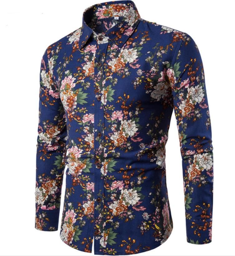 camisa de colores para hombre