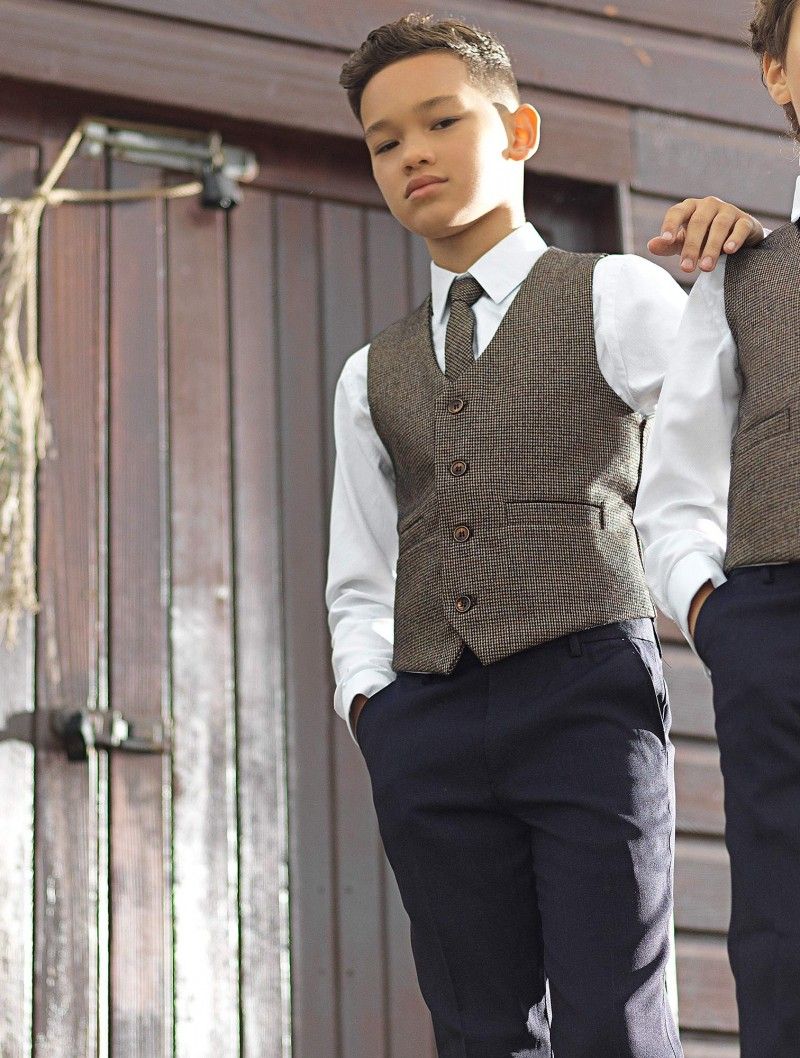 Compra 2019 Dos Piezas Boy Vestimenta Formal Chaleco De Boda Hombres Novio Chaleco  Chaleco + Corbata Barato | Entrega Rápida Y Calidad | Es.Dhgate