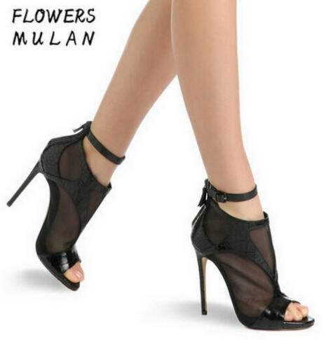 wrap high heels