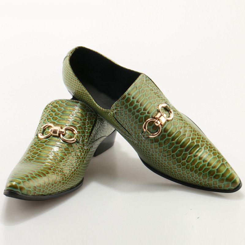 green snake shoes