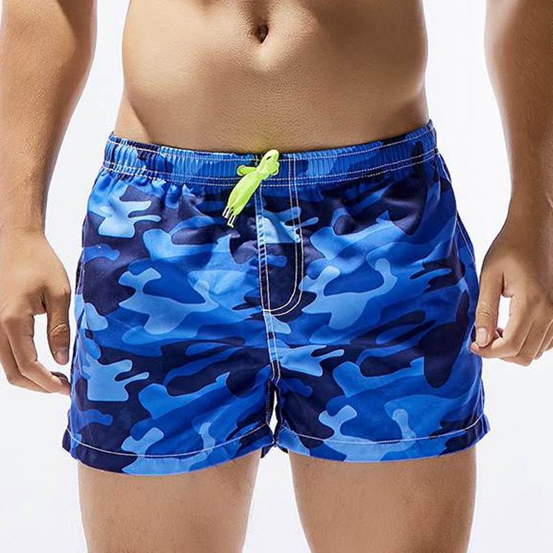 camo mens swim trunks
