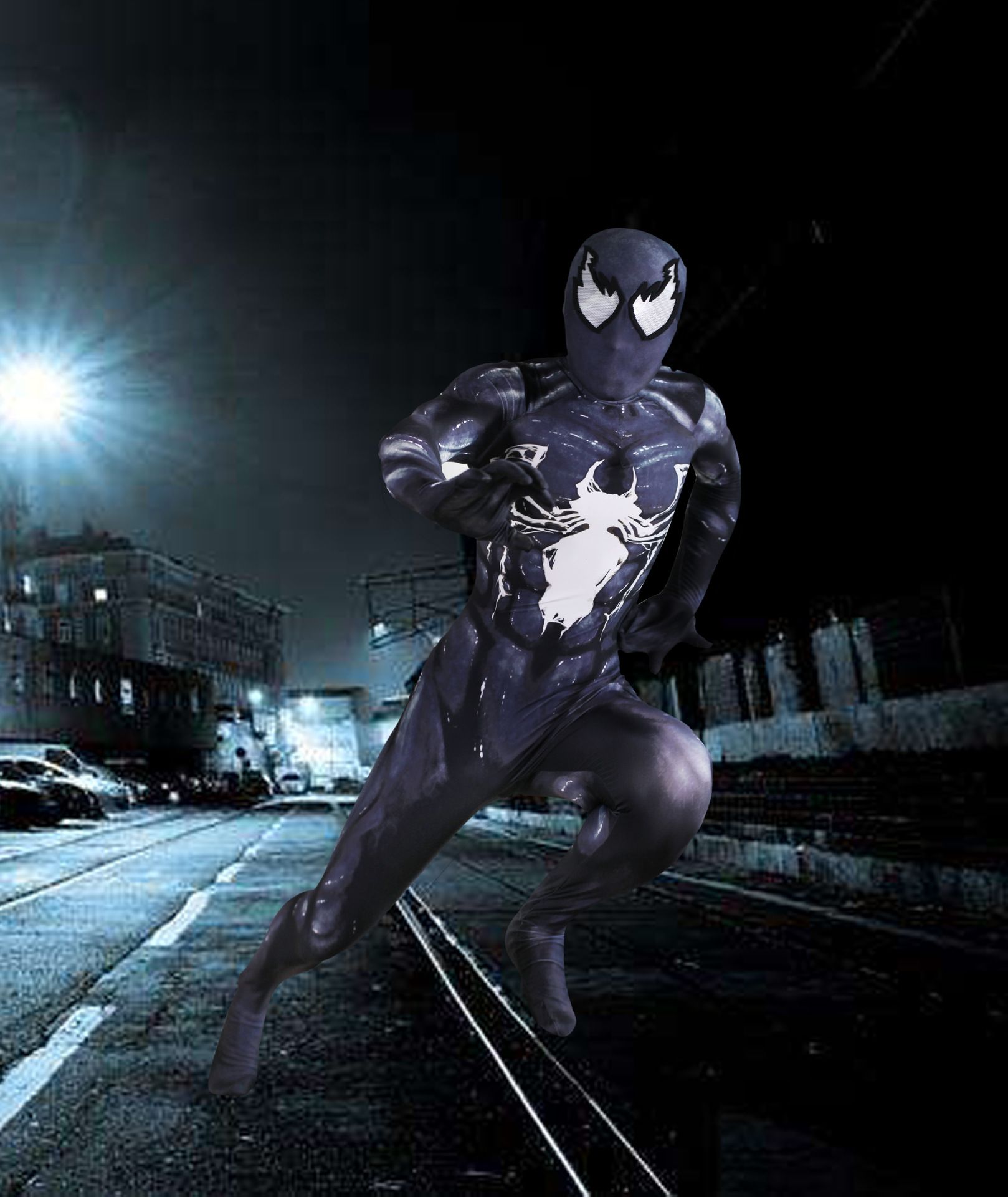 Traje Spiderman Venom Personalizado 3D Impresso Symbiote Spider Man Lycra  Traje Cosplay Zentai Spidey Suit Bodysuit Para Adulto De $220,02 | DHgate