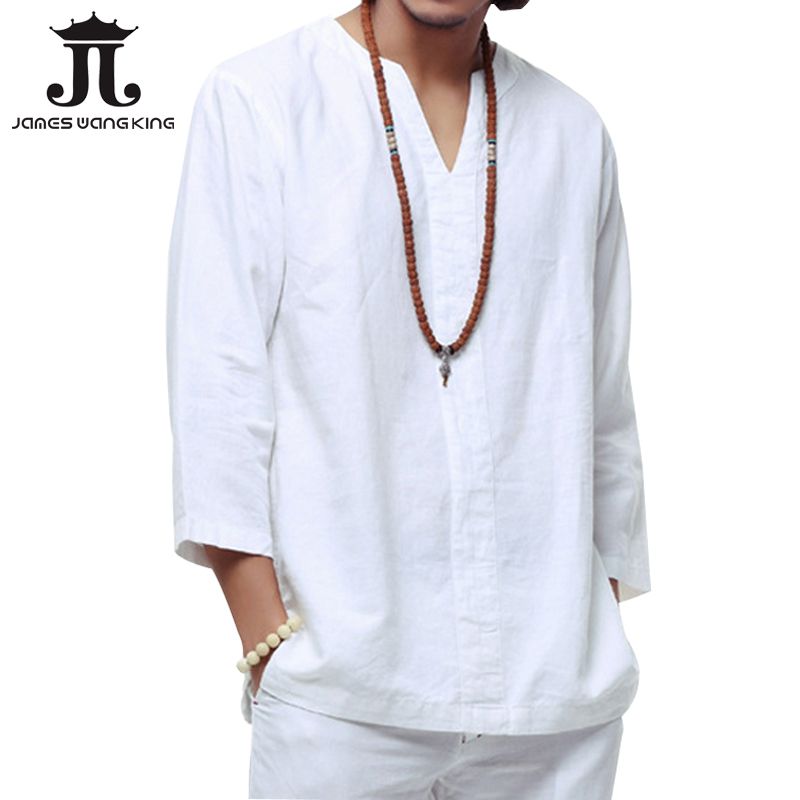 camisa de hilo hombre