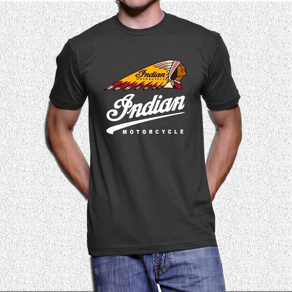 Indian Motorcycle Classic Logo Black T 