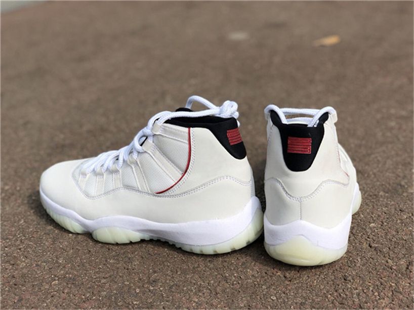 11s white and red