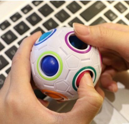 rainbow fidget ball