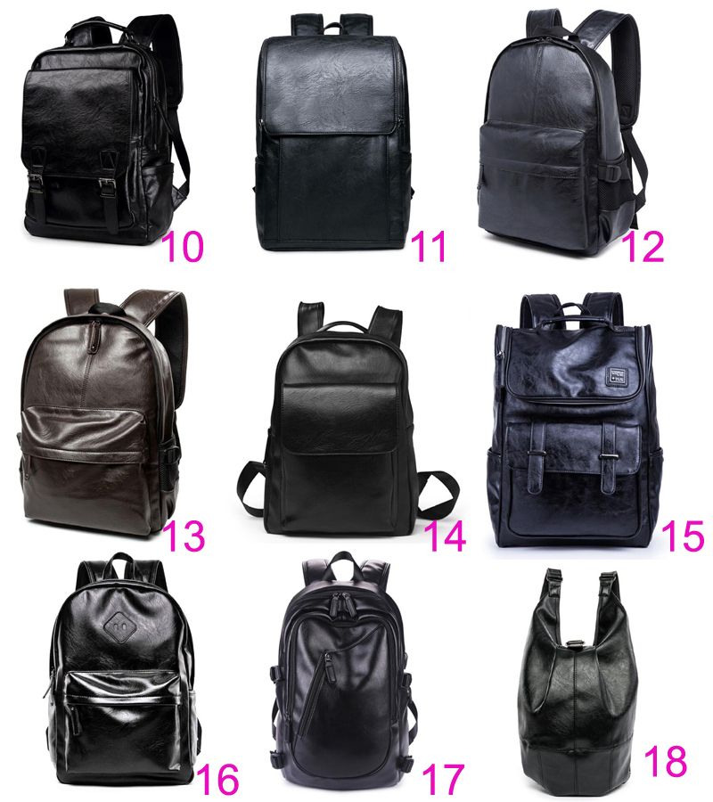 Compra Mochila De Diseñador De Moda Más Nueva Para Hombre, Mochilas  Impermeables Lisas De PU Para Adolescente Con Doble Cremallera, Bolsos Para  Computadora Portátil Barato | Entrega Rápida Y Calidad | Es.Dhgate