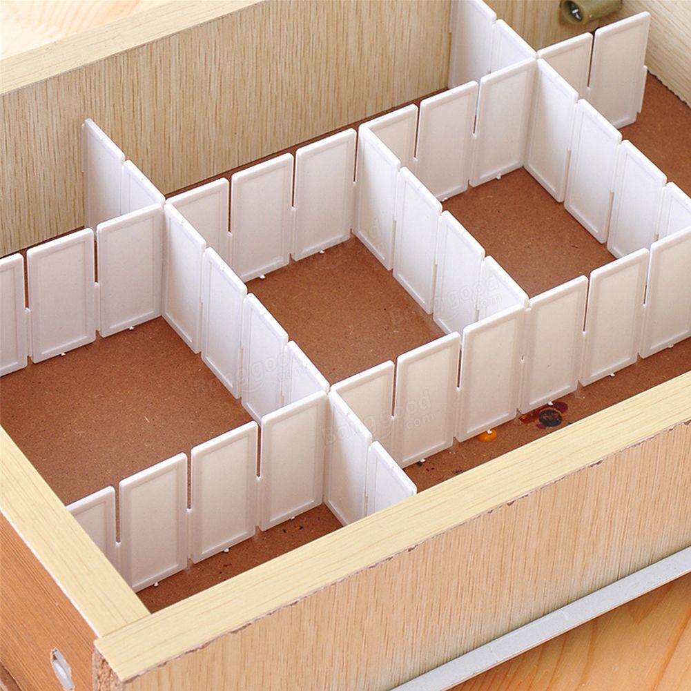 2019 Adjustable Wardrobe Drawer Divider Storage Clapboard For Ties