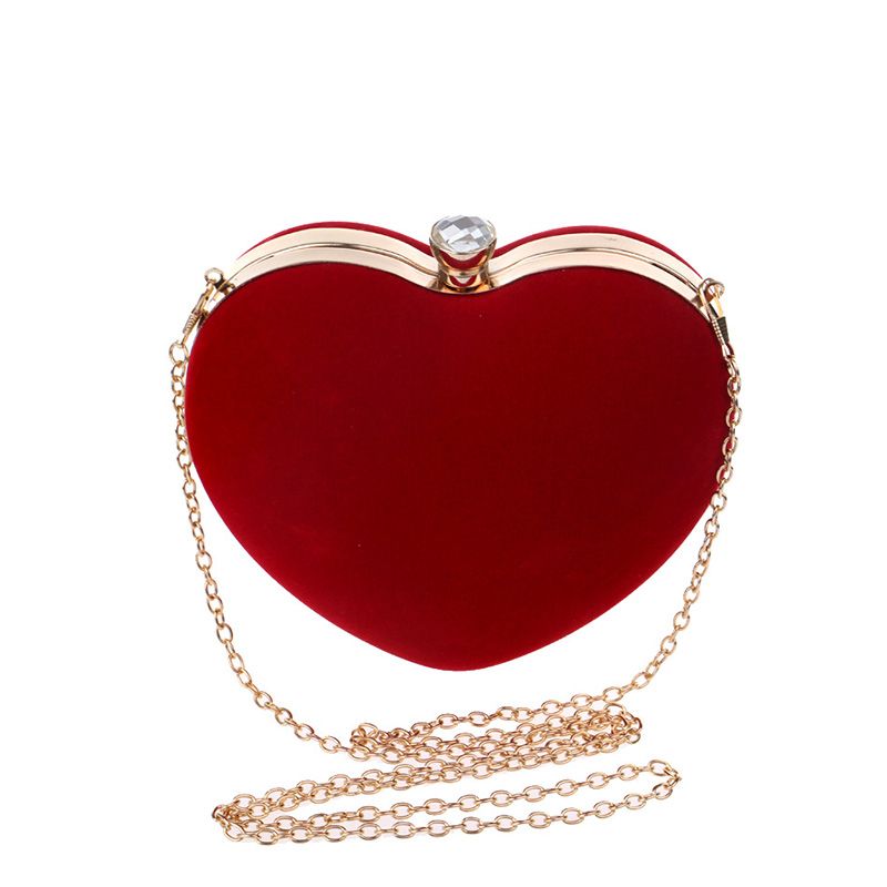 Satin Al Kadinlar Aksam Canta Kalp Seklinde Diamonds Kirmizi Siyah Zincir Omuz Canta Gunu Icin Mansonlar Aksam Cantalar Parti Dugun Ziyafet Canta Tl251 77 Dhgate Comda