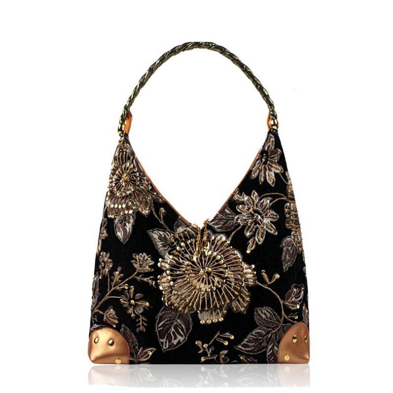 vintage velvet bag