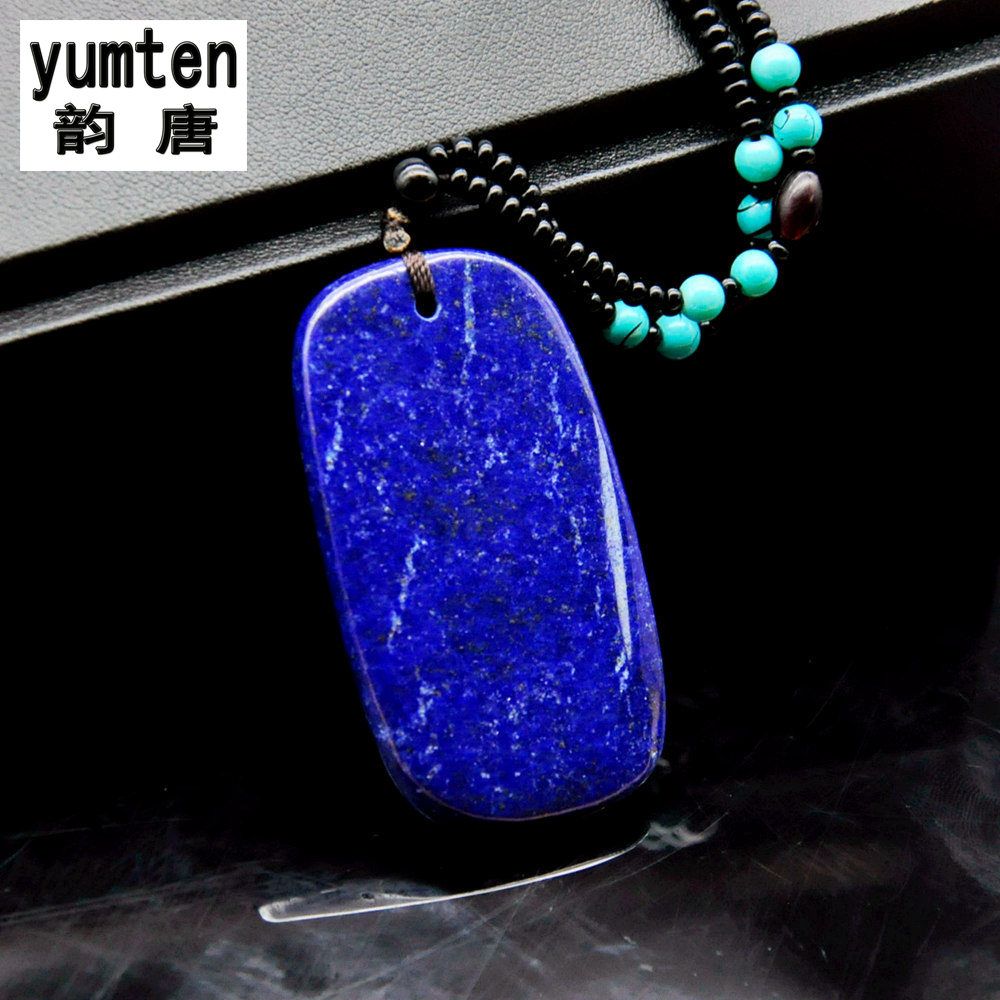 lapis lazuli crystal pendant