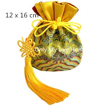 Żółty węzeł China 12 x 16 cm