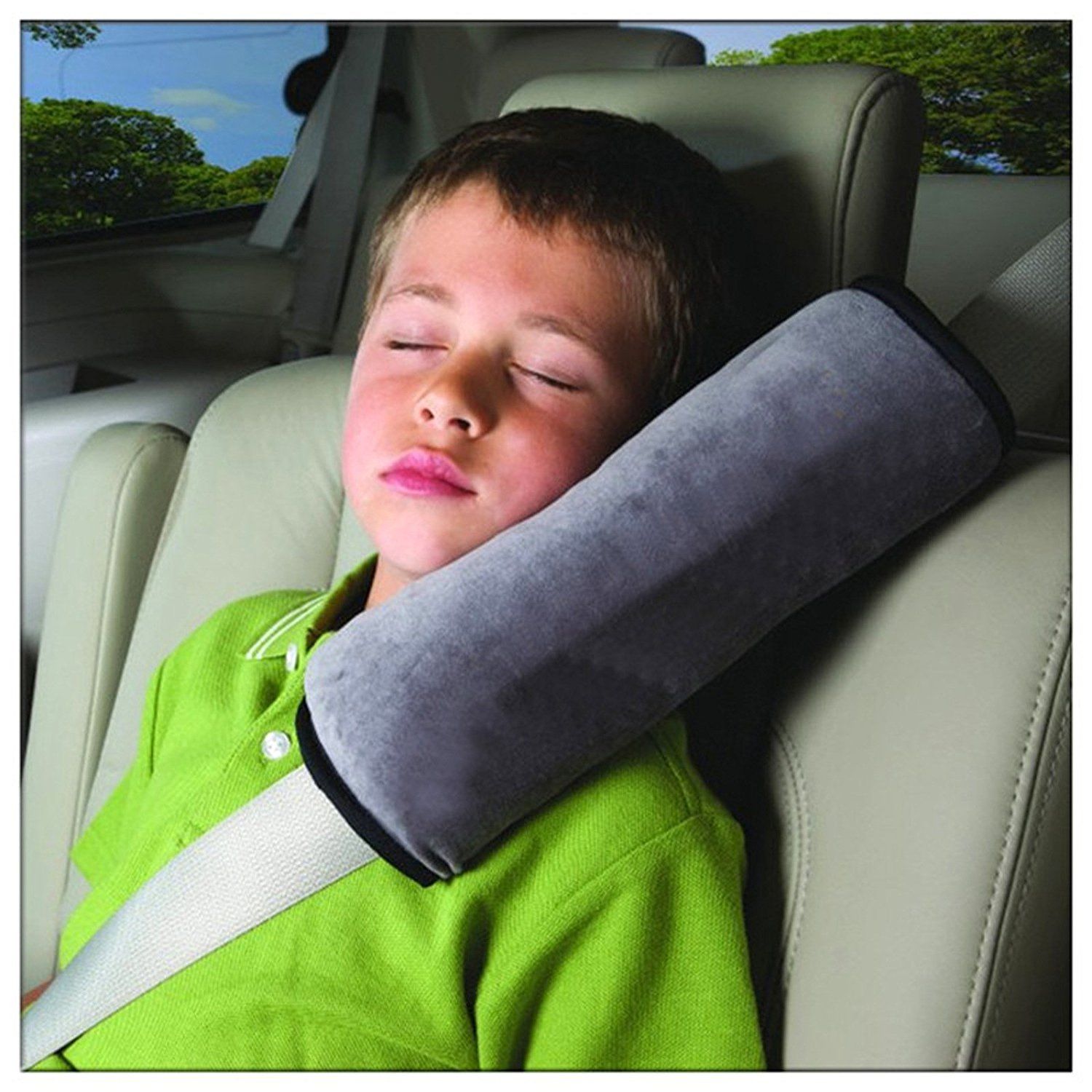 Seatbelt Pillow Car Seat Belt Covers for Kids Adjust Vehicle Shoulder Pads