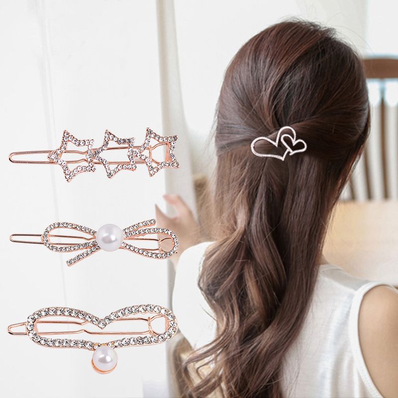 2020 The New Korean Version Of Bow Tie Side Clip Hair Accessories