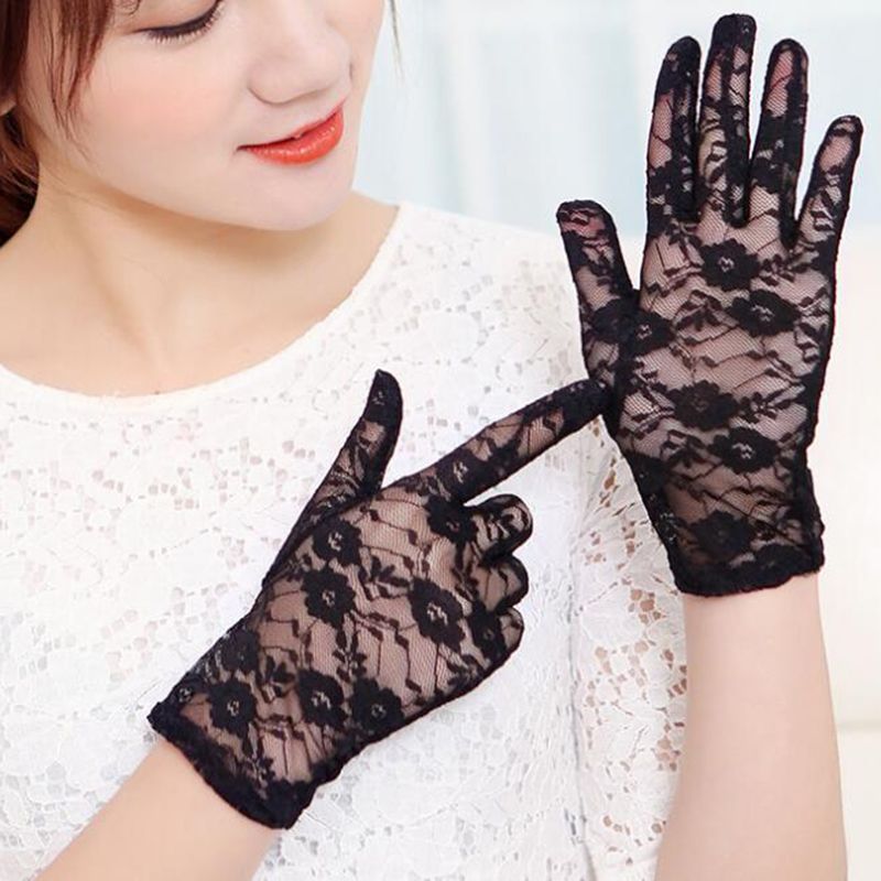 ladies lace gloves