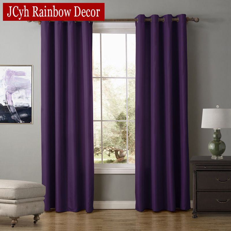 2019 Jcyh Modern Blackout Curtain For Living Room Bedroom Finished Drapes For Window Treatment Blackout Blinds Panels From China Smoke 22 26