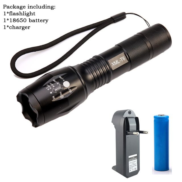 flashlight+battery+charger