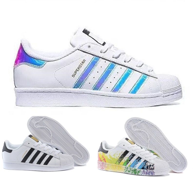 adidas superstar white hologram iridescent