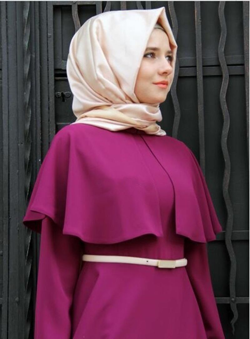 2022 New Personality Cape Style Abaya Turkish Women 