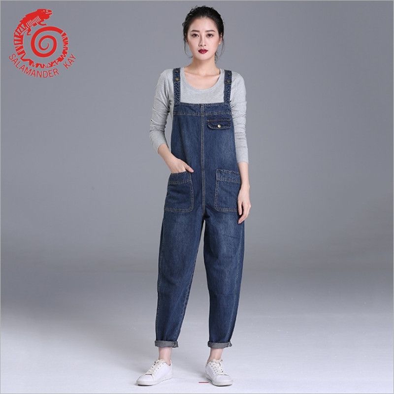 denim boyfriend jumpsuit