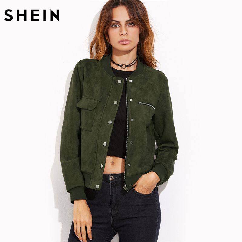 olive green suede jacket womens