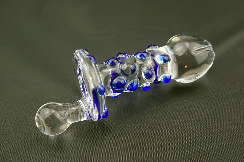 Small Size Pyrex Penis Glass Dildo Big Crystal Anal Plug Sex Toys 016