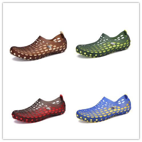 water shoes with holes in them