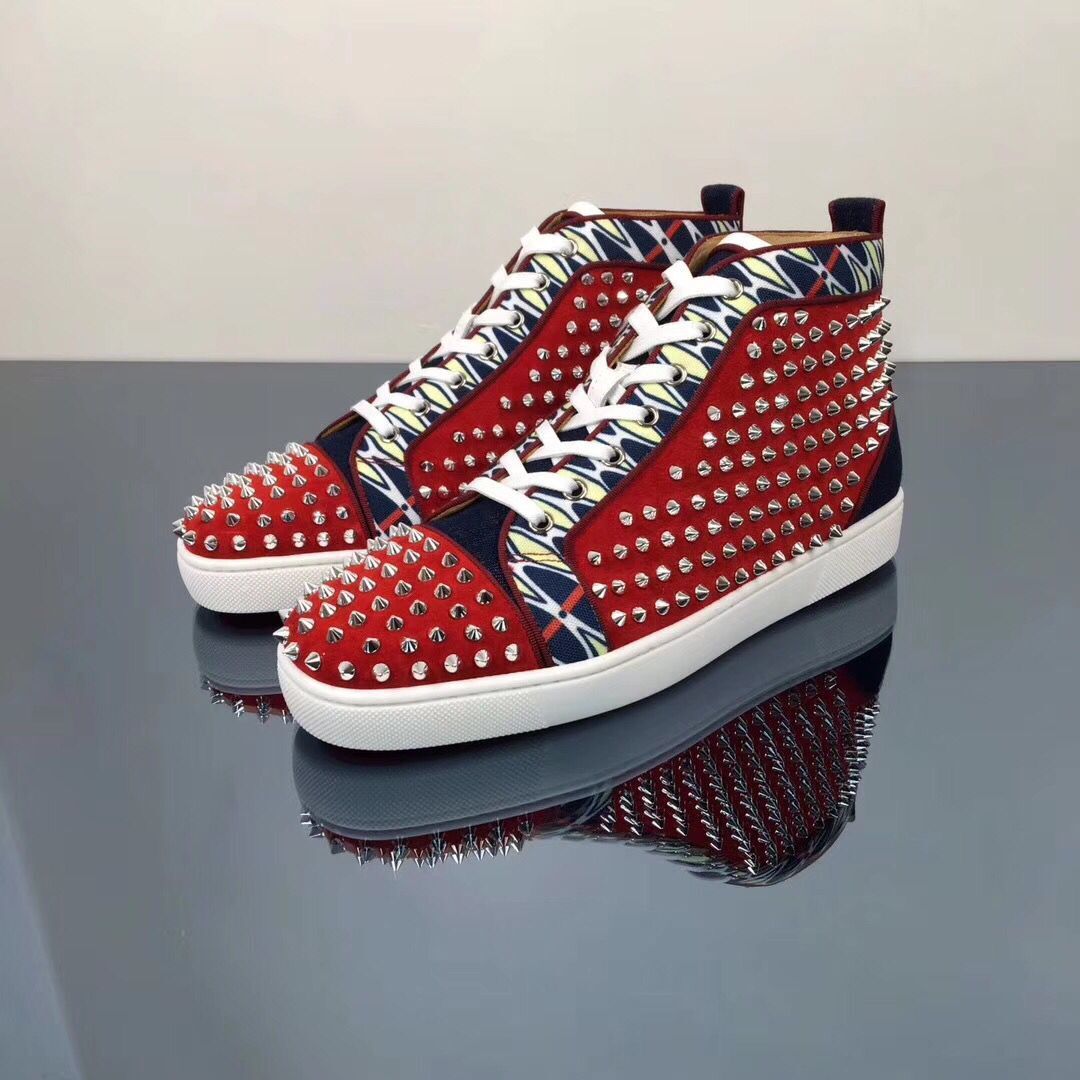 new red bottom sneakers