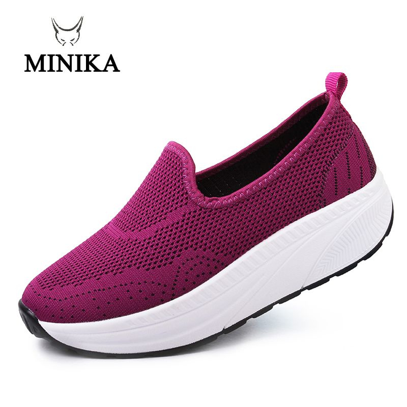 Donna Spot On Stampa Coccodrillo Slip On Casual Scarpe con Plateau | eBay