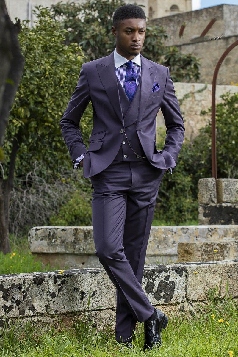 purple pent coat