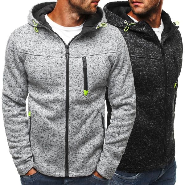zip moletom com capuz slim fit