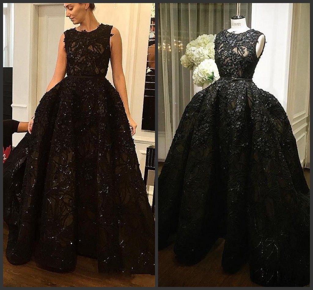 full black gown