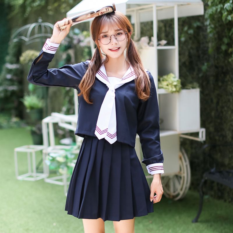 Traje De Anime Vestido De Cosplay Chica Manga Larga Japonés Corea Uniforme Escolar Estudiantes Traje Campus Mujer Estilo De La Universidad De Marinero Uniformes De Marinero De 45,27 € | DHgate Traje De Anime Vestido De Cosplay Chica Manga Larga Japonés Corea Uniforme Escolar Estudiantes Traje Campus Mujer Estilo De La Universidad De Marinero Uniformes De Marinero De 45,27 € | DHgate