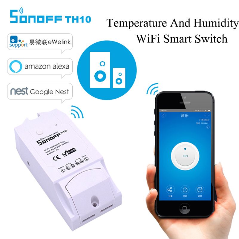 Sonoff Th10 Th16 10a 16a Smart Automation Modules Wifi Wireless