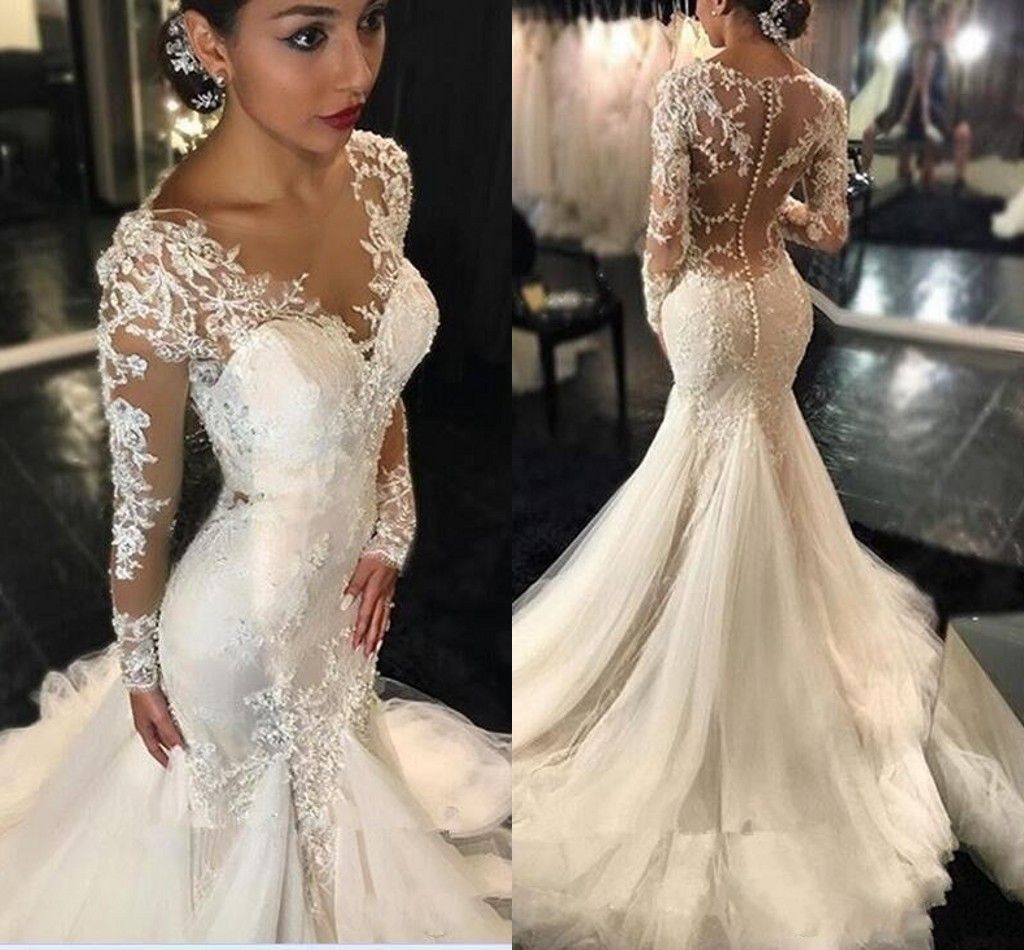 fishtail dress wedding