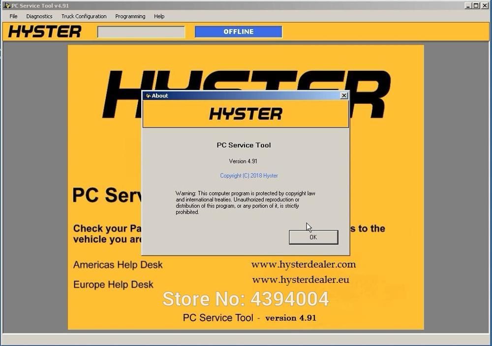 Grosshandel 2018 Neuestes Hyster Und Yale Pc Service Tool V 4 91