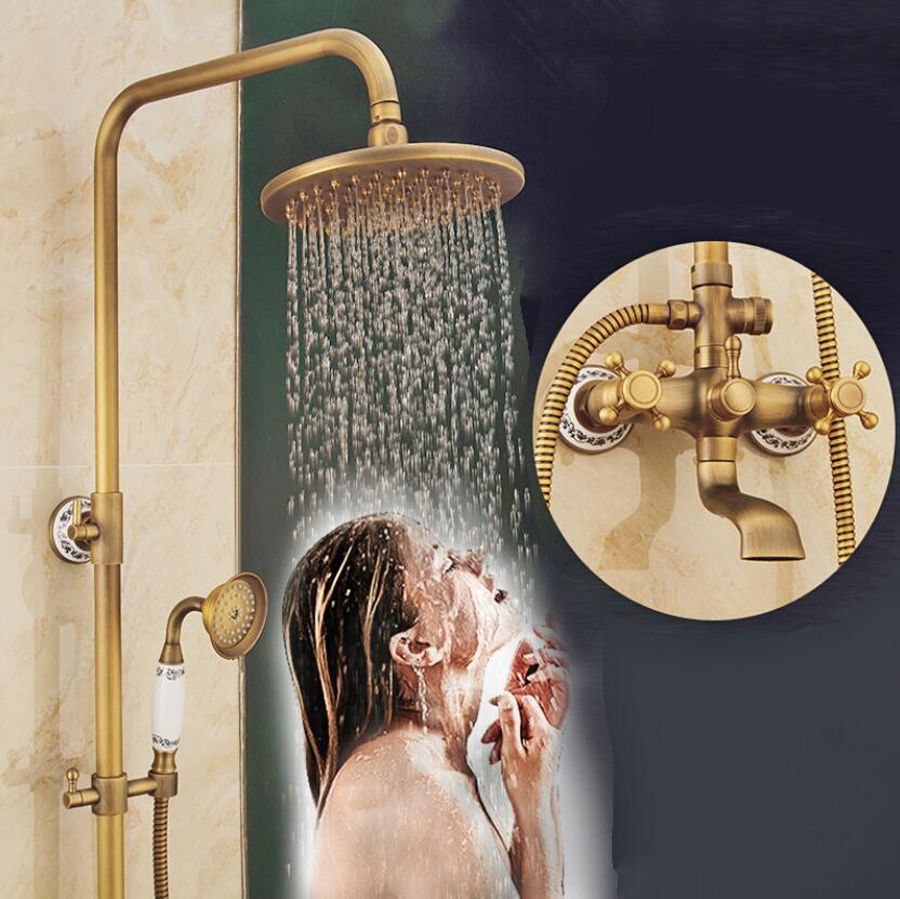 Grosshandel Hohe Qualitat Neue Badezimmer Regen Dusche Set Antike