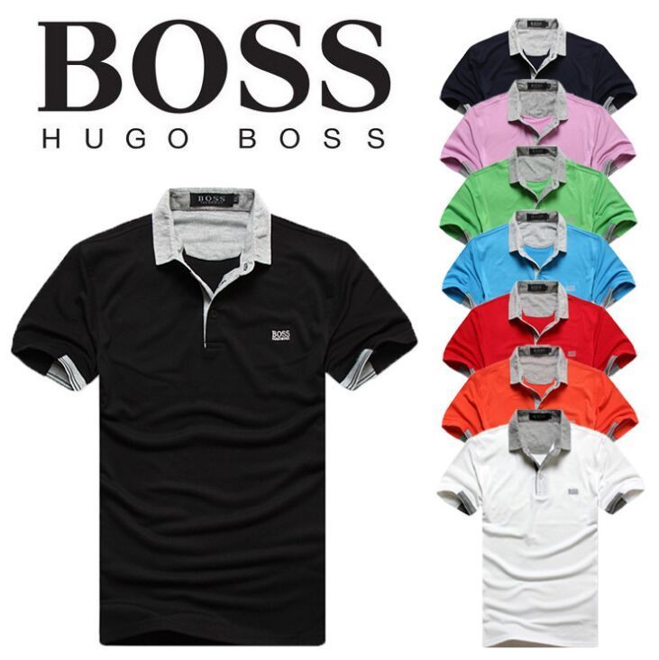 Hugo BOSS hombres ropa 2018 verano superior suelta shirt hombres camiseta masculina adolescente