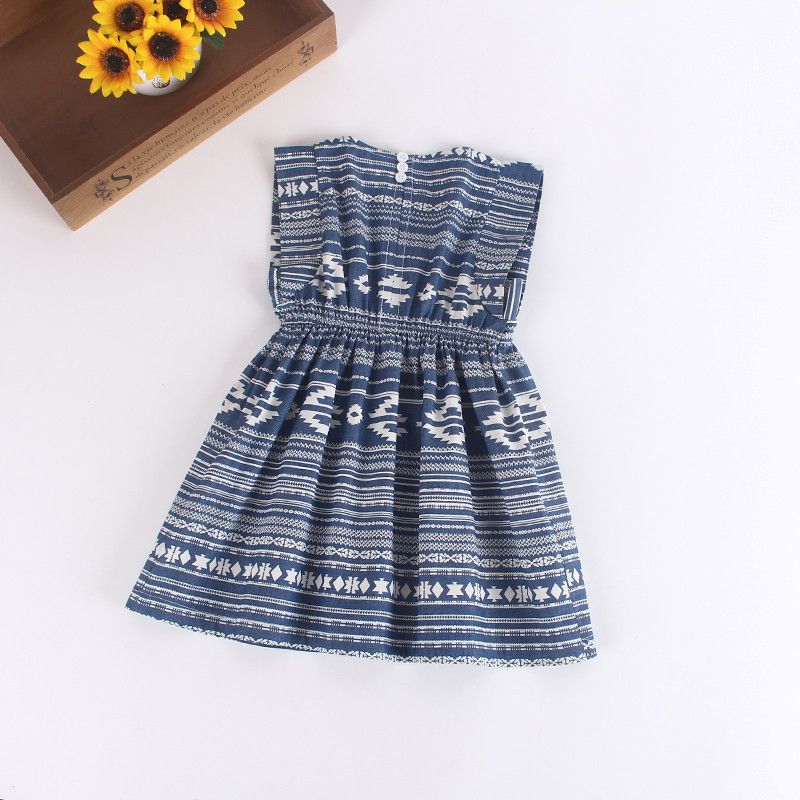 Compre Babyinstar Vestido Casual Para Nina Estilo Etnico Sin Mangas Floral Vestido De Verano Para Ninos Robe Fille Enfant Vestidos Infantiles Para Ninas A 18 85 Del Broeksbros Dhgate Com
