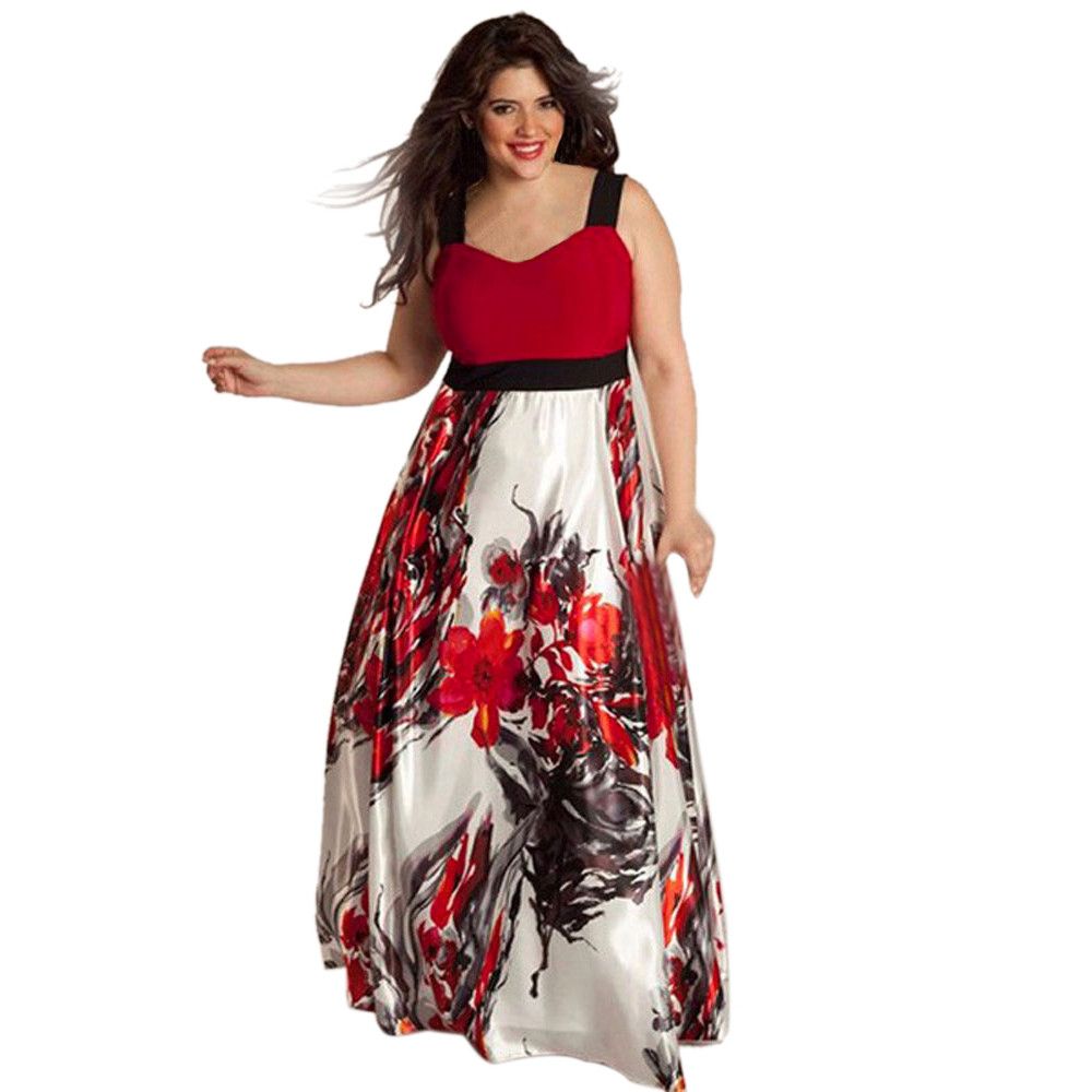 Compra Vestido De Talla Grande Mujeres Floral Impreso Vintage Vintage Tarde  Larga Ropa Ropa De Patchwork Vestido Formal Vestidos Formales Vestidos @  7215 Barato | Entrega Rápida Y Calidad | Es.Dhgate