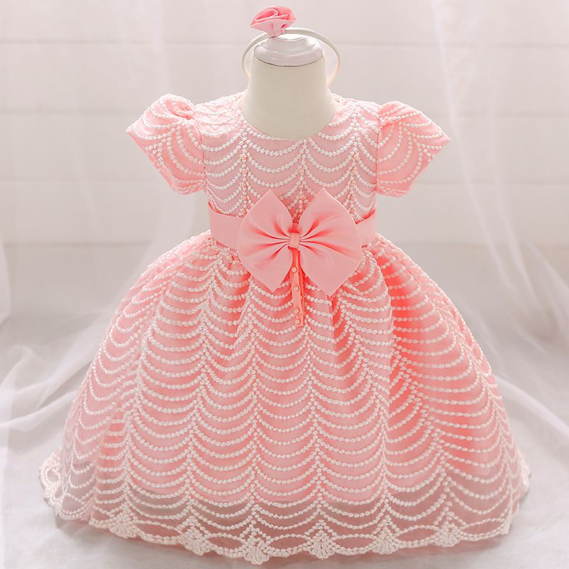 Baby Girl Clothes Vestido de novia para niñas Bautizo Princess Dress Infant 2 1 año Primer cumpleaños Girl Party Dress 6 12 meses Baby Girl Clothes Vestido de novia para niñas Bautizo Princess Dress Infant 2 1 año Primer cumpleaños Girl Party Dress 6 12 meses