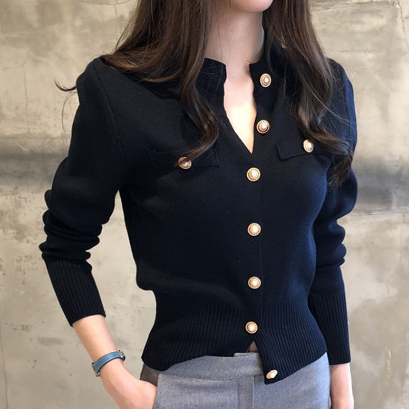 cheap black cardigan sweater